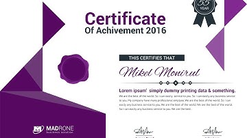 Creating a Professional Certificate Design - Coreldraw Tutorials