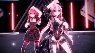 【MMD】On the Floor【TDA Floral Luka &amp; Vampire Teto】4K