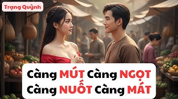 Câu đố: "Càng mút càng ngọt, càng nuốt càng mát…” - Trạng Quỳnh đáp một câu, cả chợ vỗ tay rần rần!