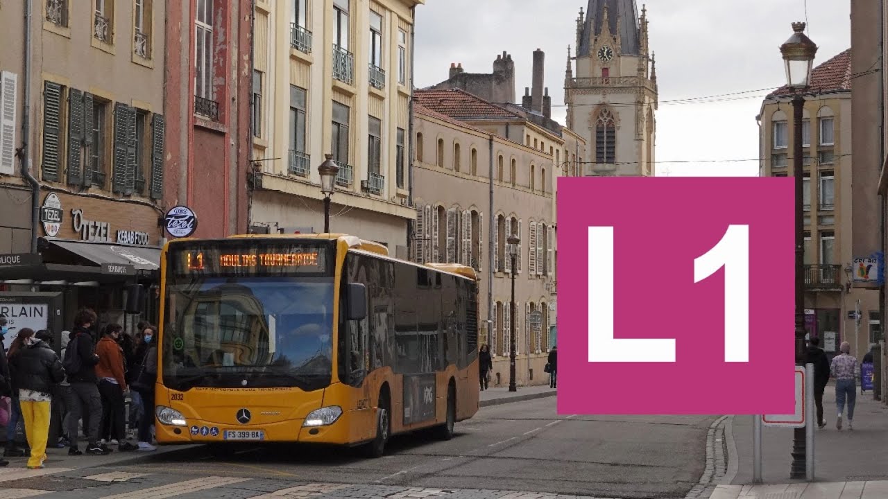 Mercedes Citaro C2 MildHybrid N°2032 - Ligne L1 entre Vosges et République - Réseau Le Met' - Metz