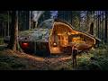 I Turned A Crashed UFO Into A Forest Home ASMR I Turned A Crashed UFO Into A Forest Home ASMR