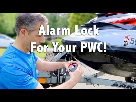 Ideal Security Decibel Cable Lock with Alarm For Your Personal Watercraft Or Jet Ski