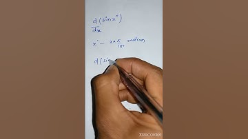 Derivative of Sinx degree #short video