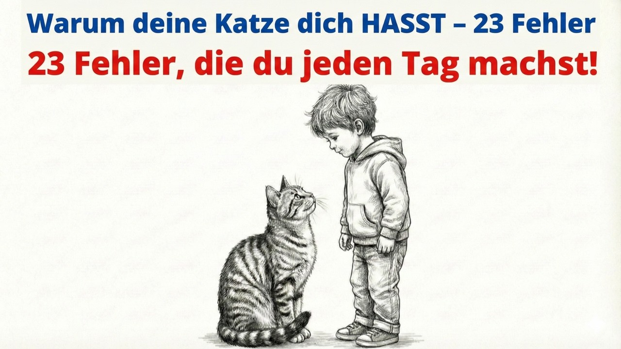 Warum deine Katze dich HASST – 23 Fehler, die du jeden Tag machst!
