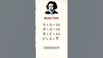 Brain test for genius || iq test || math tricks || Daily maths questions #shorts #youtubeindia