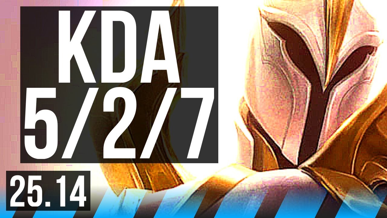 KAYLE vs AHRI (MID) | 5/2/7 | EUW Master | 25.14