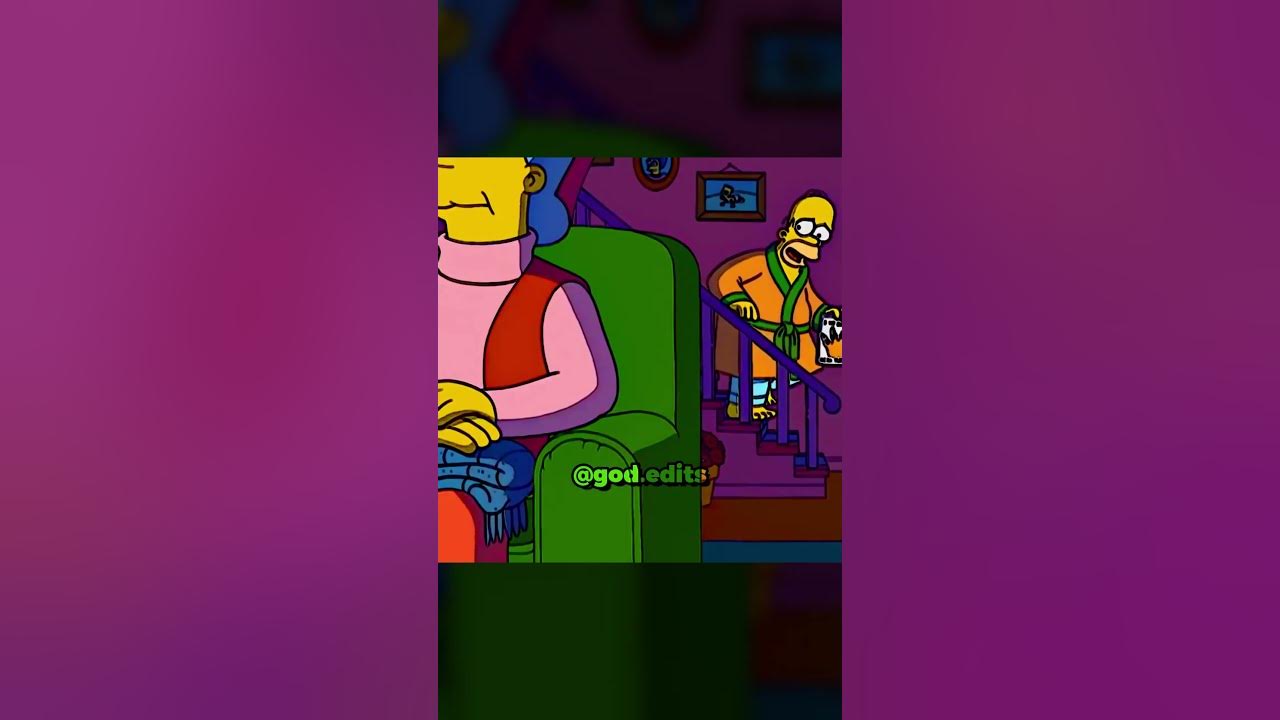 When Homer Lost His Mom😢😭