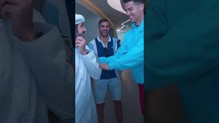 Cristiano Ronaldo With Sheikh Hamdan