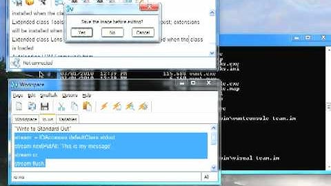 Using stdin and stdout
