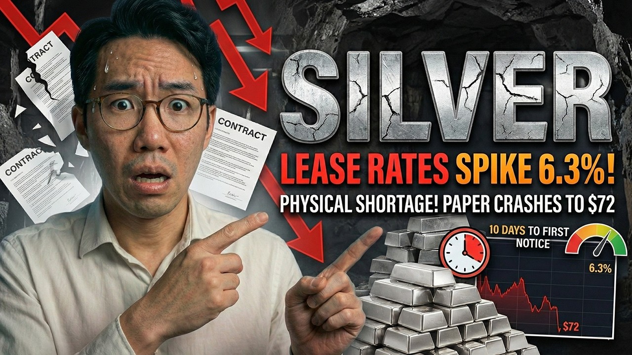 Silver Lease Rates SPIKE 6.3% — Physical Shortage While Paper Crashes to $72