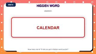 Hidden Word Puzzle #0674 | 10 Word Search Practice Challenges screenshot 3