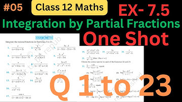 One Shot Ex 7.5 Class12 | Chapter 7 | Class 12 One Shot Ex 7.5 Math | Ex 7.5 Class 12 in One Shot