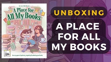 A Place for All My Books Deluxe Edition Board Game Unboxing | DaniCha