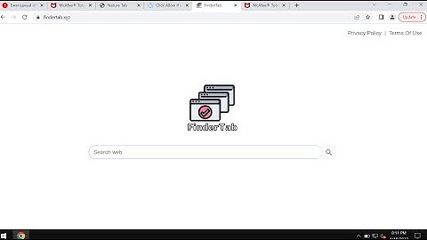 Findertab.xyz browser hijacker (removal guide).