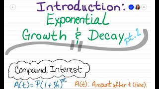 Intro Exponential Growth and Decay pt 2