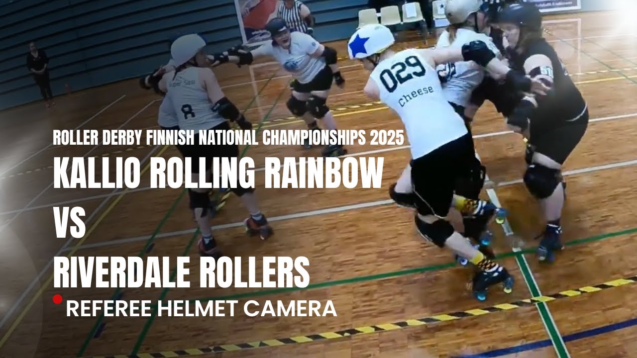 Finnish Nationals 2025 Ref Cam #4: Kallio Rolling Rainbow vs Riverdale Rollers