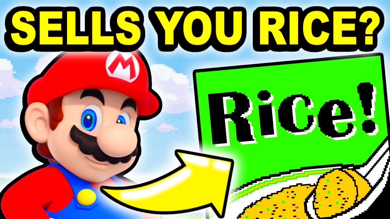 Remember When Mario Tried to Sell You Rice?