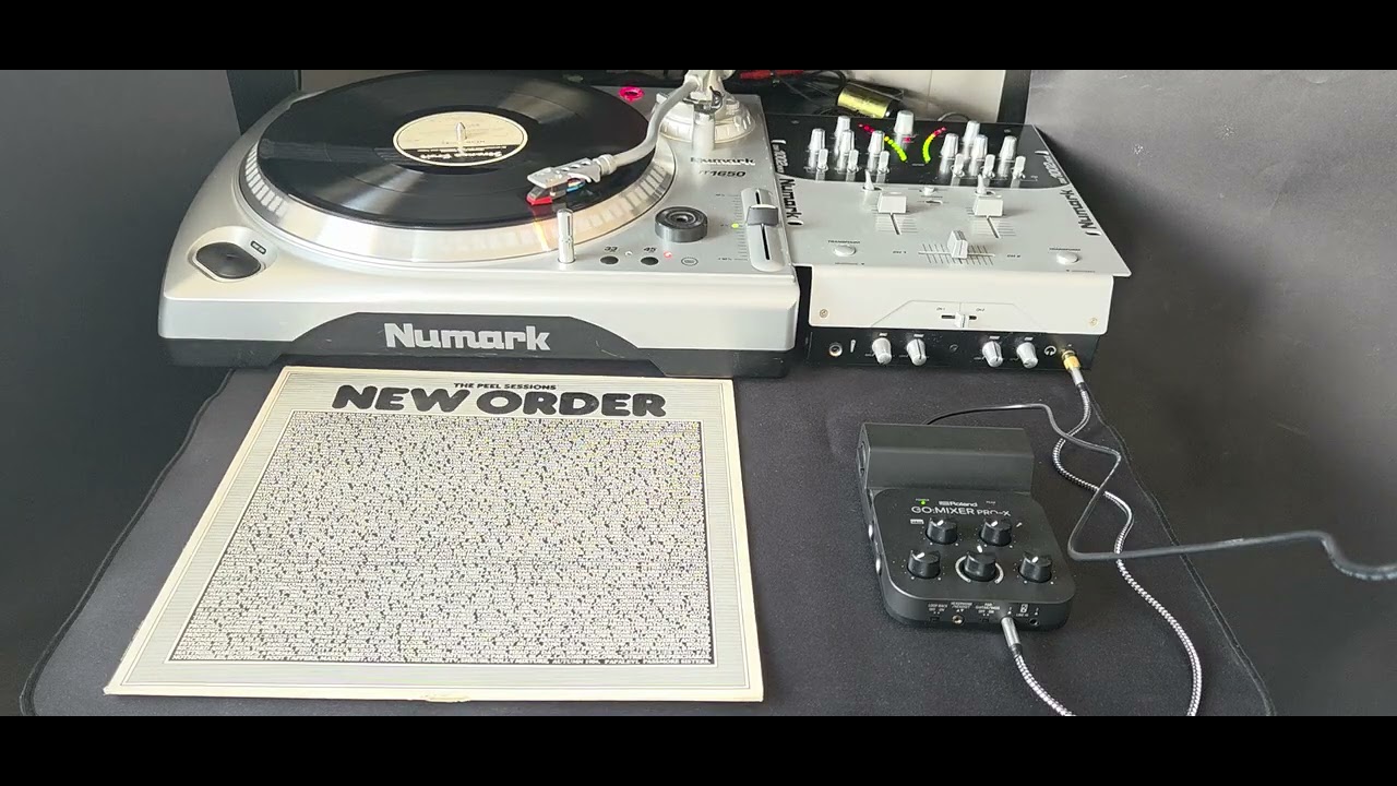 New Order – The Peel Sessions  -Rare 1986 Textured Sleeve UK 1st Vinyl 12" EP