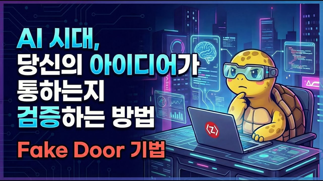 AI로 돈 거의 안 들이고 아이디어 검증하는 방법! 사람 채용 필요 없음 #1인사업 #1인개발 #fakedoor #가짜문