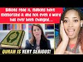 This non muslim woman says the quran is a serious book of knowledge