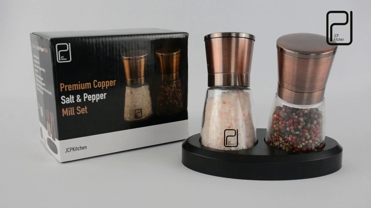 Copper Salt and Pepper Grinder Set - PJCKitchen