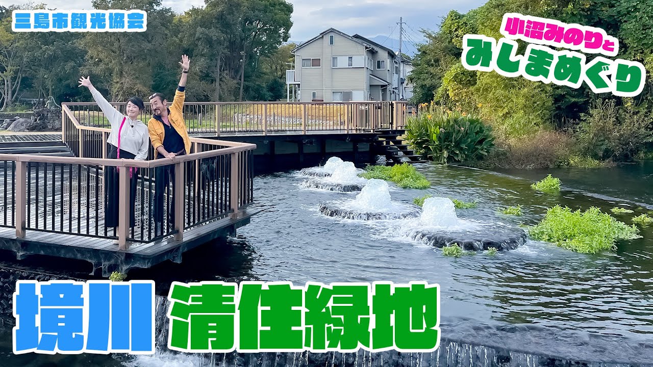 「小沼みのりとみしまめぐり」三島市内編 ／境川・清住緑地「美しくリニューアルしたビオトープ」