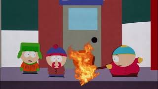 South Park Bigger, Longer & Uncut-Kenny Lights Himself On Fire Scene-Edited With Unused Music