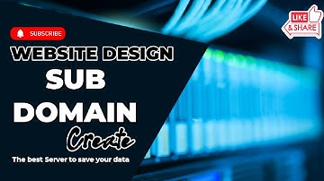 HOW TO CREATE SUB DOMAIN. Master the Art of Subdomain Creation with this One SimpleTrick.#subdomain