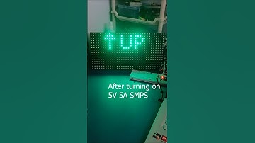 Running (16 X 32 ) P10 LED display using Arduino nano, Without Libraries. #arduino
