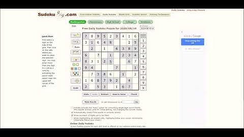 Sudoku 08/19/20 kind - no copyright Sweet Release