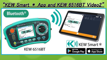 KEW Smart ＊ App and KEW 6516BT Part 2