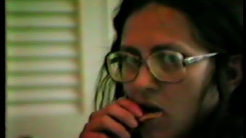 April 1985 Random Moments -(Weird Paul) Original Vlogger VHS HOME MOVIES 2016