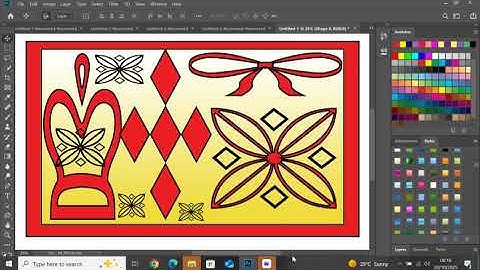 How to create a simple designs Using Styles and custom shapes