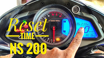 Pulsar Ns200/Time change setting/Reset time for ns200,rs,as200/must watch.