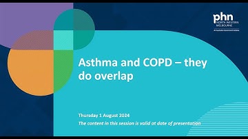 Asthma and COPD – they do overlap (1 August 2024)