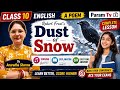 Class 10 English, A Poem, Dust of Snow, Complete Lesson, Singing, Explanation Q/A Anuradha Sharma