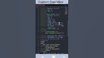 Custom CheckBox with CSS #shorts