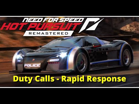 HOT PURSUIT REMASTERED Duty Calls Rapid Response Gold 