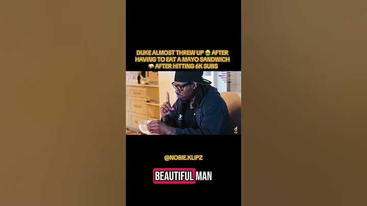 DUKE THREW UP 🤮AFTER HAVING TO EAT A MAYO SANDWICH 🥪! #viral #amp #shortsviral #shorts #dukedennis