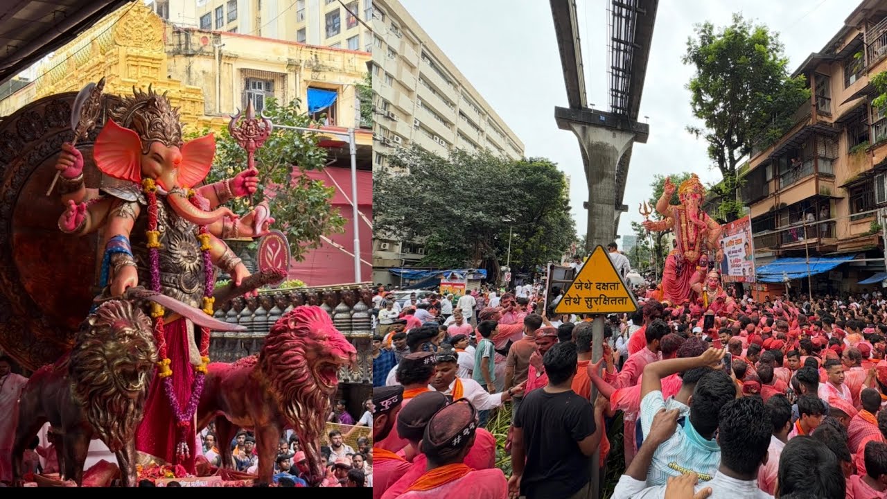 Mumbai Cha Raja Raja Tejukaya Cha Visarjan Sohla 2025 🙏❤️