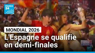 Mondial 2026 : l'Espagne bat la Belgique 2-1 • FRANCE 24