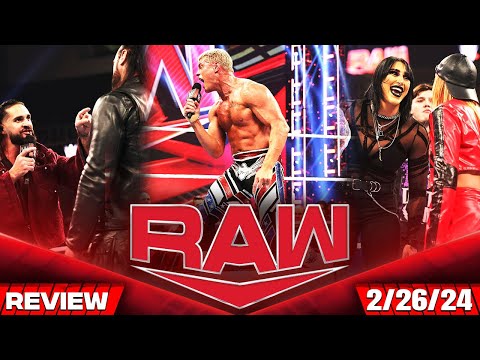 WWE RAW REVIEW 2/26/24: COMIENZA LA RECTA FINAL HACIA WRESTLEMANIA 40!