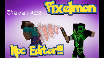 Minecraft - (Pixelmon 1.7.10 Npc Editor) Mod Showcase
