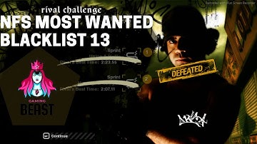 NFS MOST WANTED Blacklist 13 [VIC] Defeated