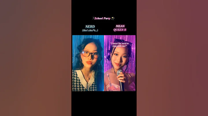 #pov At the school party, the QueenB tries to humiliate the nerd, but the nerd is dru*k and…#shorts