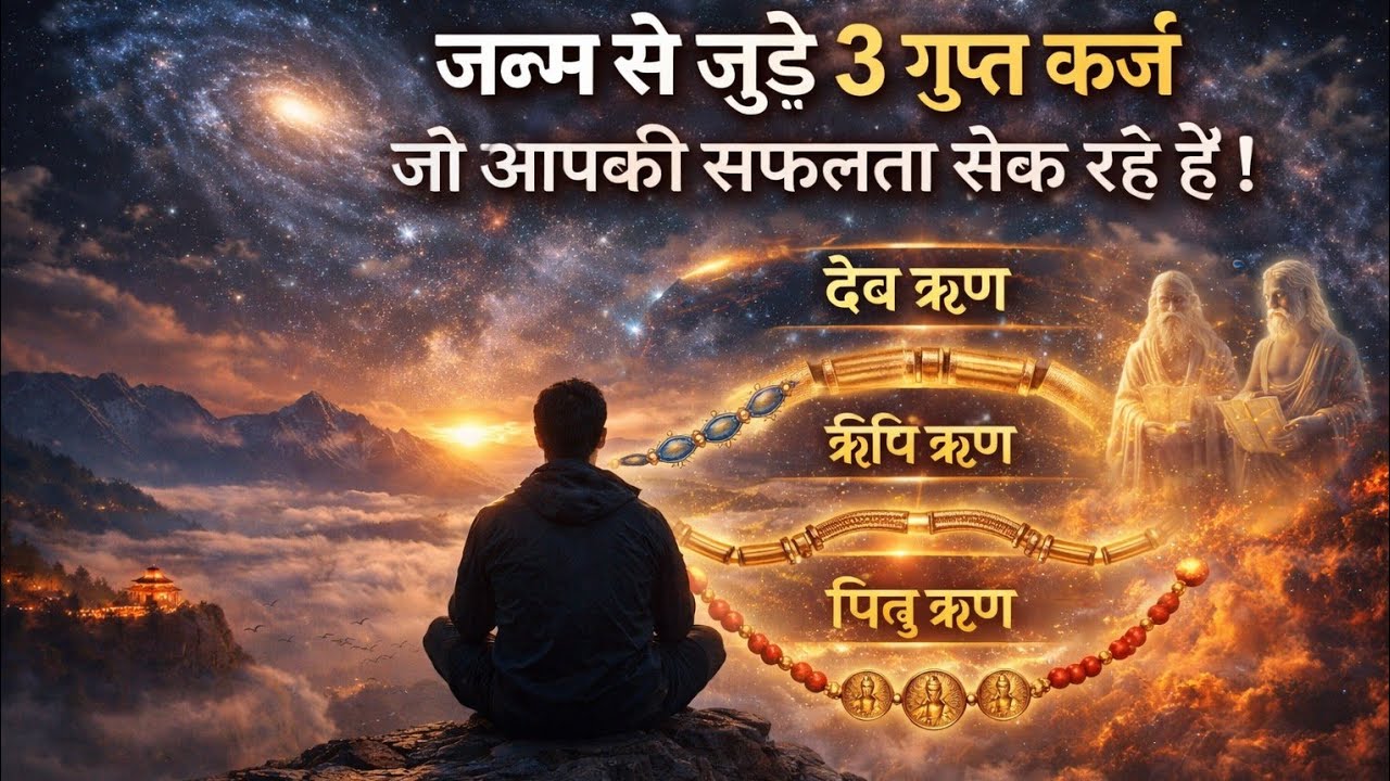 जन्म से जुड़े 3 गुप्त कर्ज जो आपकी सफलता रोक रहे हैं | देव ऋण, ऋषि ऋण, पितृ ऋण का रहस्य