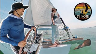 Testing New Doyle Sails On A 57ft Monohull S7 Ep11 #Jeanneau by 24 Hour Travellers 3,537 views 2 years ago 5 minutes, 37 seconds