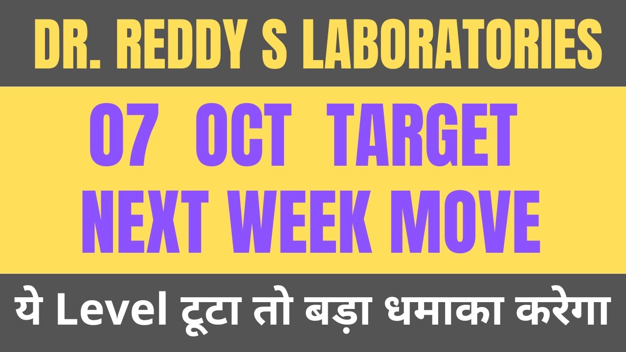 DR Reddy share latest news | DR Reddy share tomorrow target | DR Reddy ...