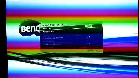 [BenQ FAQ] Projector_How to display image by the function of Broadcast of SW916