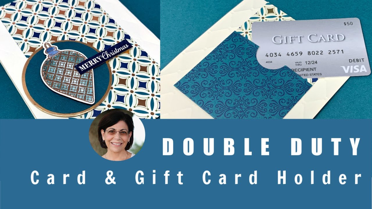 How to Make a Card and Gift Card Holder that is Easy